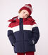 Children's plain colourblock puffer jacket