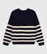 Women's Stripy Cotton Irish Pullover