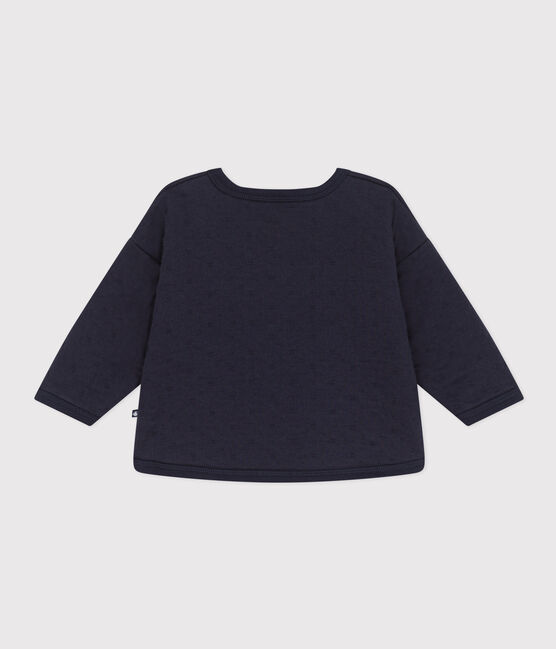 Babies' Tube Knit Sweatshirt SMOKING blue