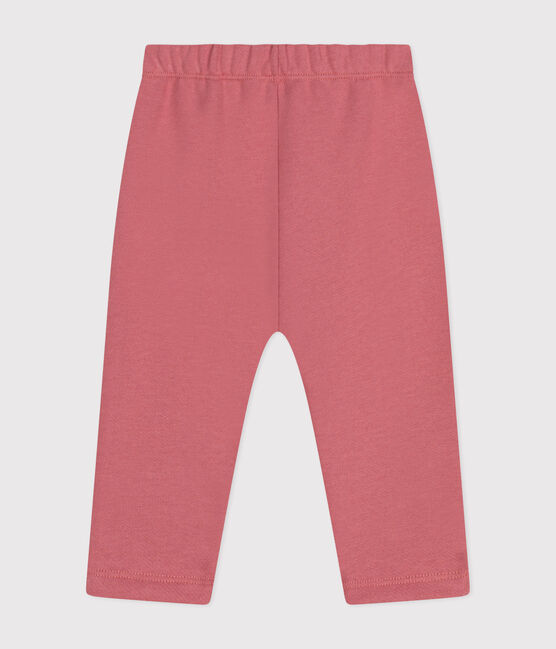 Babies' fleece trousers ROSEWOOD pink