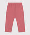 Babies' fleece trousers ROSEWOOD pink