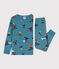 Children's Unisex Snowboard Cotton Pyjamas POLOCHON /MULTICO