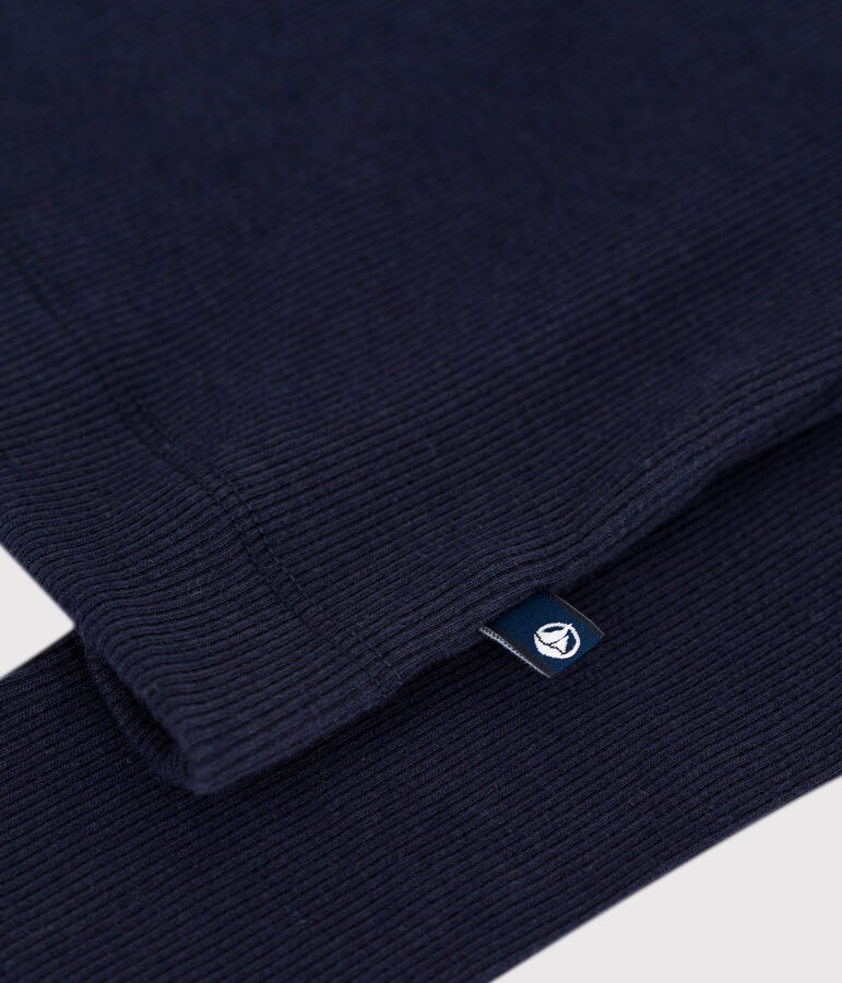 The Iconic rollneck for women in wool and cotton blue