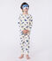Children's walrus print cotton fancy dress pyjamas AVALANCHE white/MULTICO