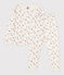 Girls' Floral Tube Knit Pyjamas MARSHMALLOW white/MULTICO white