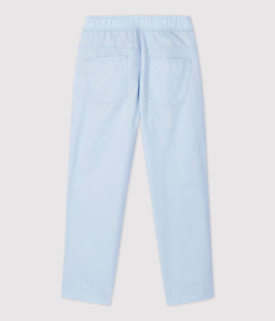 Boys' Regular Cotton Serge Trousers PLEINAIR