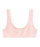Girls' Padded Crop Top FLEUR pink