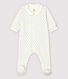 Babies' Starry Footless Organic Cotton Sleepsuit with Collar