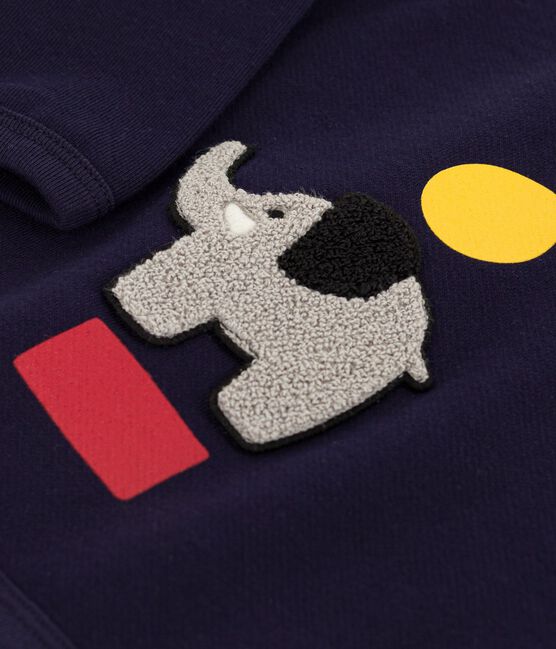 Babies' elephant patterned cotton sweatshirt SOIR