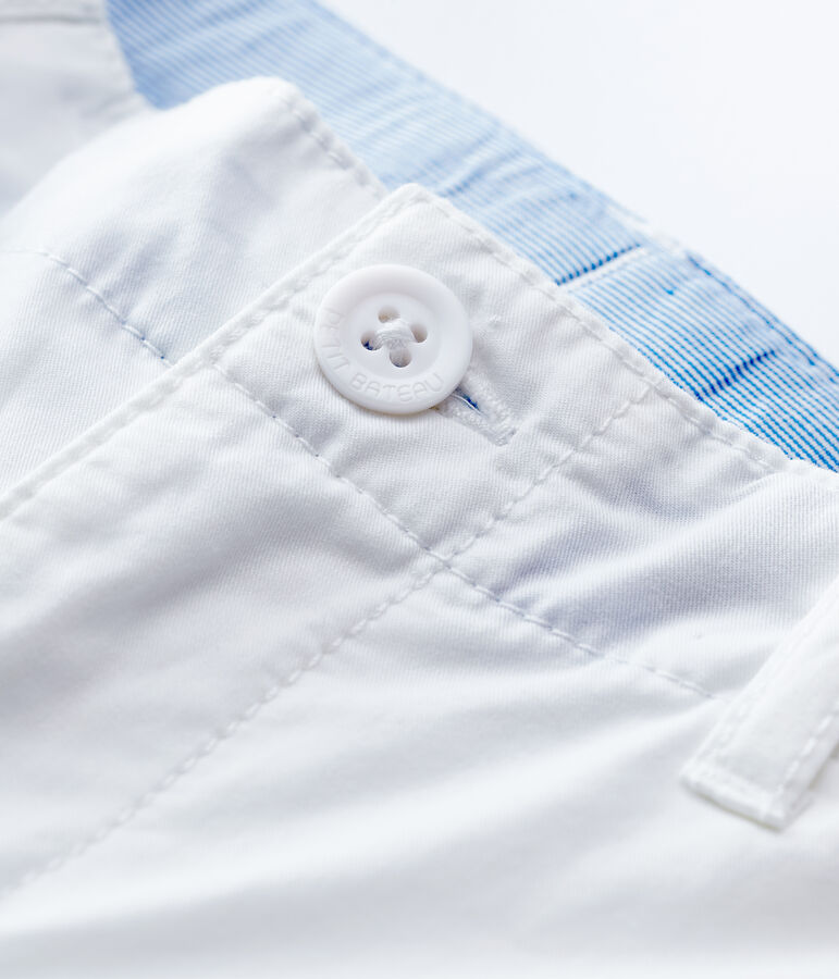 Boys' Serge Bermuda Shorts white