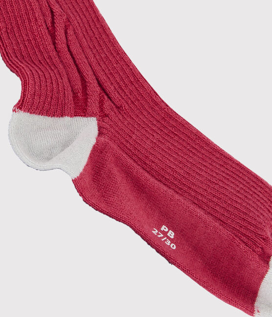 Girls' Warm Tights POPPY pink