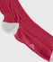 Girls' Warm Tights POPPY pink