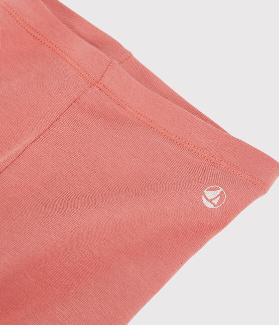 Girls' Elastane Jersey Leggings PAPAYE pink