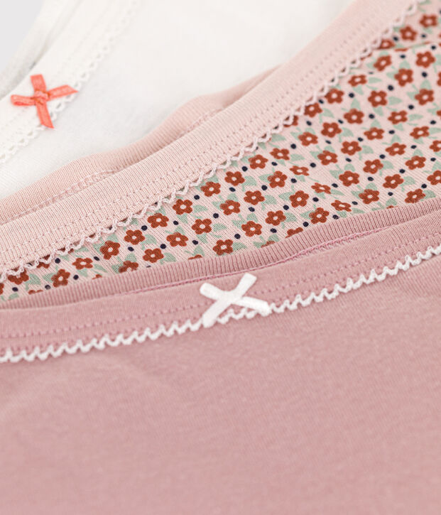 Girls' Flower Cotton Briefs - 3-Pack multicolor