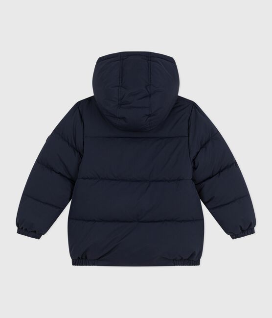 Children's plain puffer jacket SMOKING blue