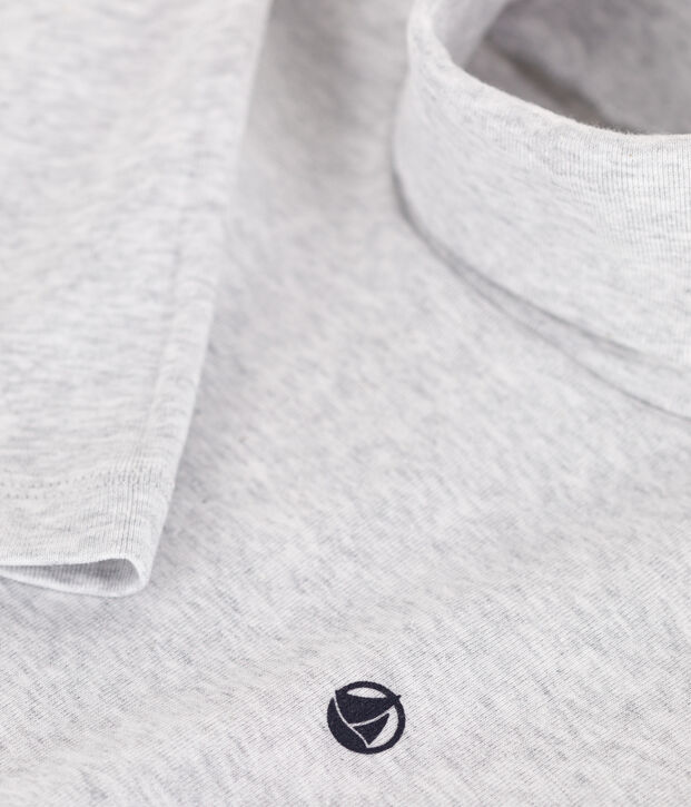 Children's Unisex Cotton Polo Neck grey