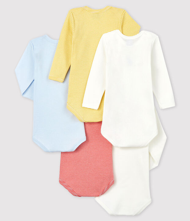 Baby Boys' Long-Sleeved Bodysuit - 5-Piece Set multicolor