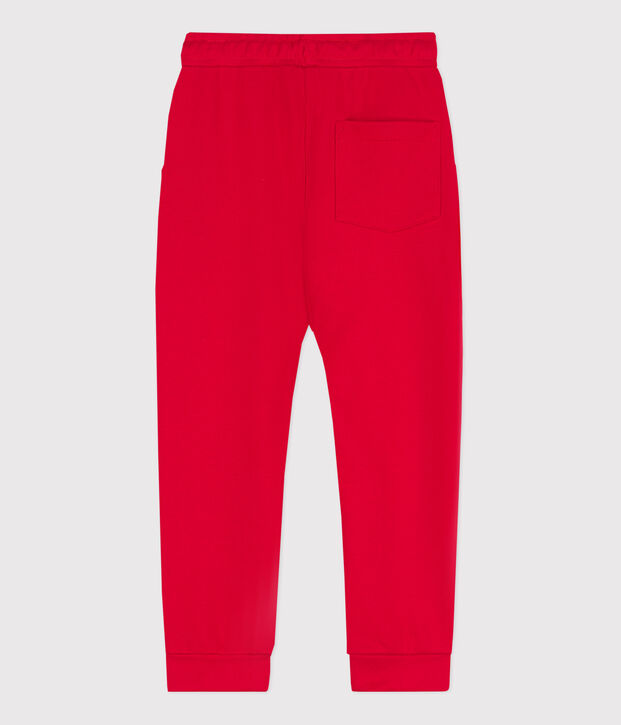 Boys' Fleece Jogging Bottoms red
