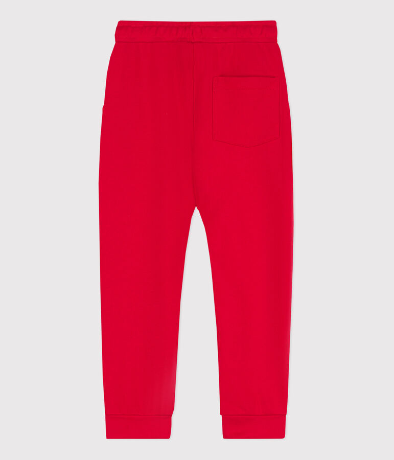 Boys' Fleece Jogging Bottoms red