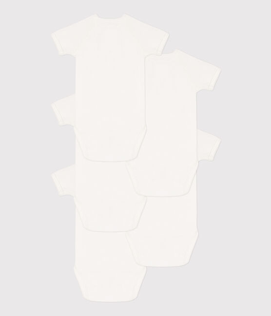 Wrapover Short-Sleeved Bodysuits - 5-Pack variante 1