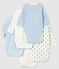 Babies' Long-Sleeved Wrapover Organic Cotton Bodysuits - 5-Pack variante 2