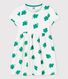 Girls' Short-Sleeved Fleece Dress