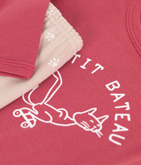 Boys' long-sleeved cotton pyjamas PAPI /MULTICO