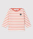 Babies' Thick Cotton Jersey Breton Top