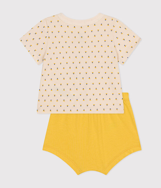 Babies' Lightweight Jersey Outfit - 2-Piece Set AVALANCHE white/MULTICO