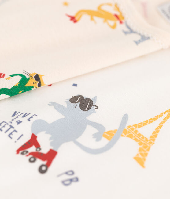Children's Unisex Long-Sleeved Cotton T-Shirts - 2-Pack variante 1
