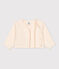 Babies' Cotton Gauze Cardigan AVALANCHE Ecru