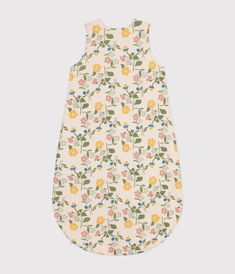 Babies' Floral Cotton TOG 2 Sleeping Bag Ecru/multicolor