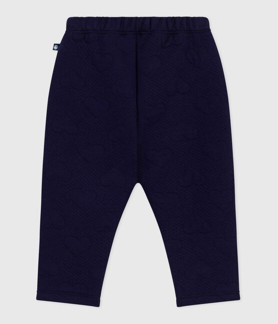 Babies' thick cotton trousers with a heart pattern SOIR