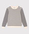 Women's Cotton Breton Top AVALANCHE white/SMOKING blue