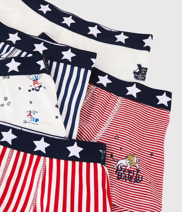 Boys' Festive Print Boxer Shorts - 5-Piece Set multicolor