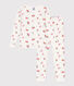 Very fitted children's pajamas in printed cotton