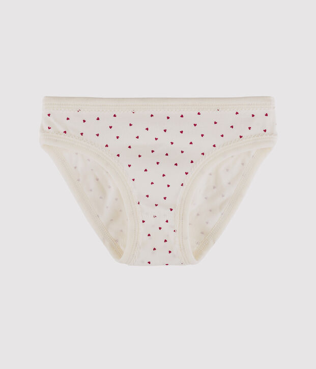 Girls' Knickers white/red