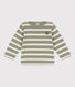 Babies' Thick Stripy Jersey Breton Top
