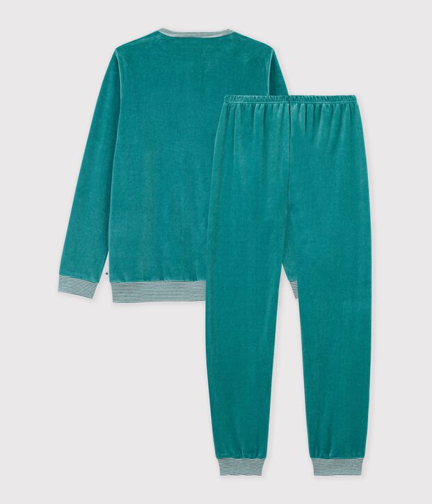 Children's plain velour pyjamas NEW OLIVIER