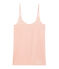 Women's strappy vest MARSHMALLOW white/ROSAKO pink