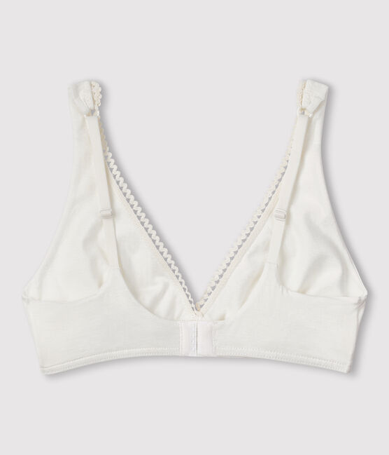 Women's plain bra MARSHMALLOW white