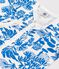 Babies' Botanic Print Cotton Sleepsuit MARSHMALLOW white/BRASIER blue