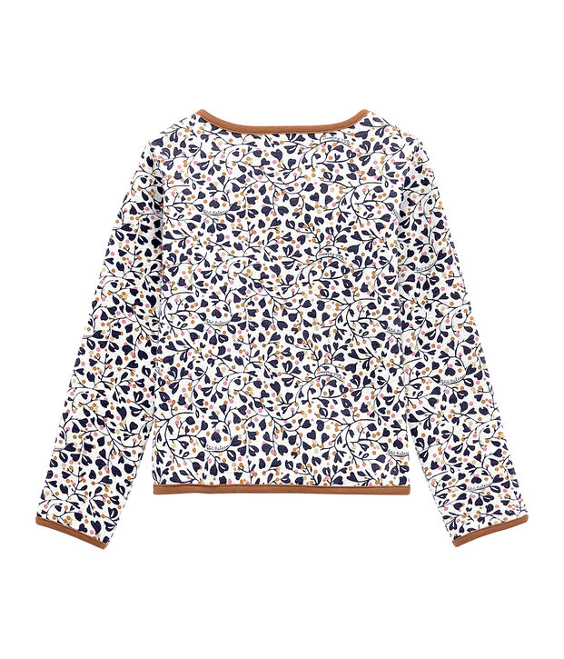 Girl's cardigan grey/multicolor