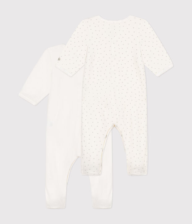 Babies' velour pyjamas - 2-pack multicolor