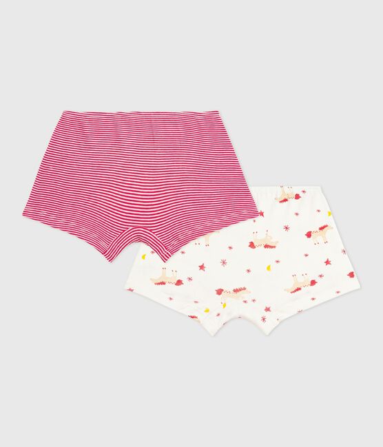 Pack of horse-print cotton shorties for children variante 1