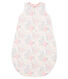 Baby Girls' Reversible Ribbed Sleeping Bag