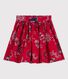 Girls' Printed Poplin Skirt