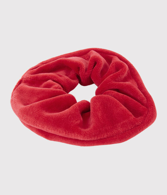 Girls' elasticated scrunchie TERKUIT red