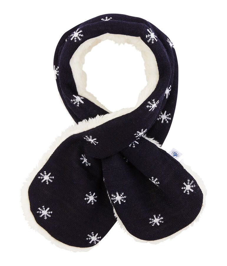 Baby Boys' Sherpa-Lined Scarf blue