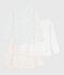 Pack of children's long-sleeved heart-print cotton T-shirts variante 1